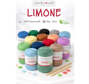 Schoeller + Stahl Limone 50g – 100% Baumwollgarn | 125m | 94 Farben