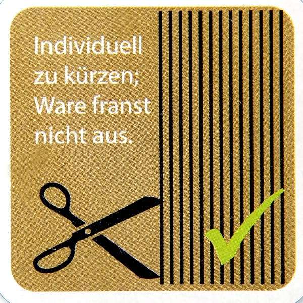Arsvita Fadenvorhang mit Stangendurchzug, individuell kürzbare Gardine, moderner und eleganter Dekorationsartikel in vielen Farben und Ausführungen (B90xL250 cm/braun - Schokobraun) – Bild 5